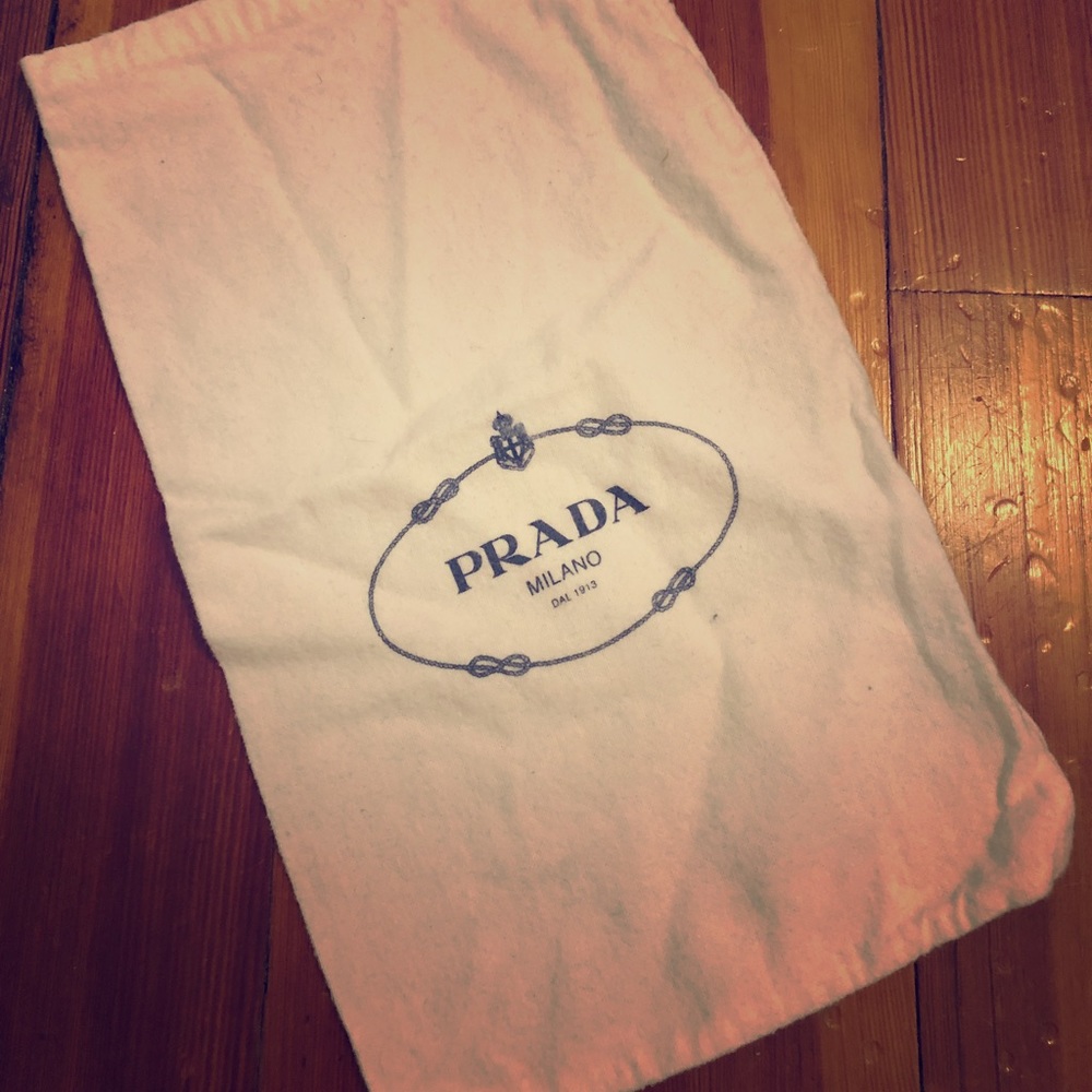 Prada shoe bag
